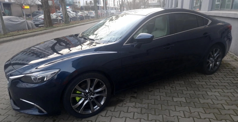 Mazda 6 cena 62900 przebieg: 210000, rok produkcji 2016 z Warszawa małe 121